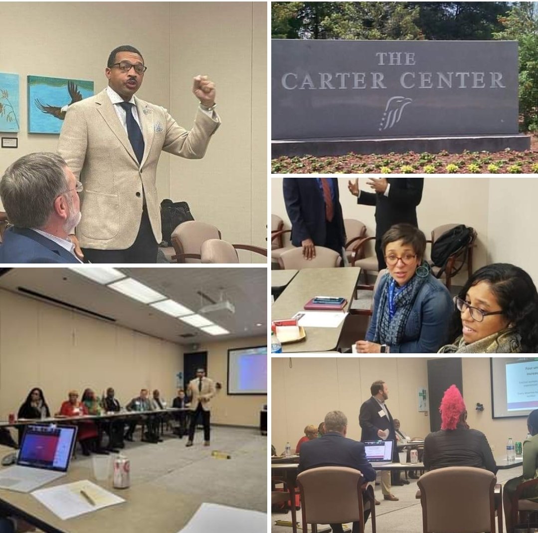 Thankful to The <a href="/CarterCenter/">The Carter Center</a> for hosting our Democracy Resilience Network where we explored ways to strengthen our democracy, bring truth to the forefront, and develop coalitions aimed at protecting elections and the peaceful transfer of power in America.  #Lecturer #Advocate