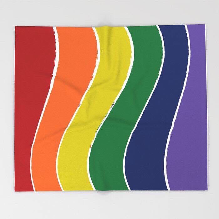 pulaskishepherd's tweet photo. “Curving Rainbow” Throw Blanket
#PulaskiShepherdCo
#pscsco
#CurvingRainbow
#ThrowBlanket
#society6
https://t.co/dN0BhhzmJ8 https://t.co/w8GI8qpJUS