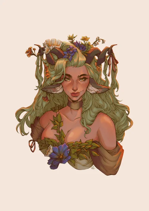 Can't believe the Bells Hells are a year old already! One day I'll draw the boys too I promise #CriticalRoleArt 
