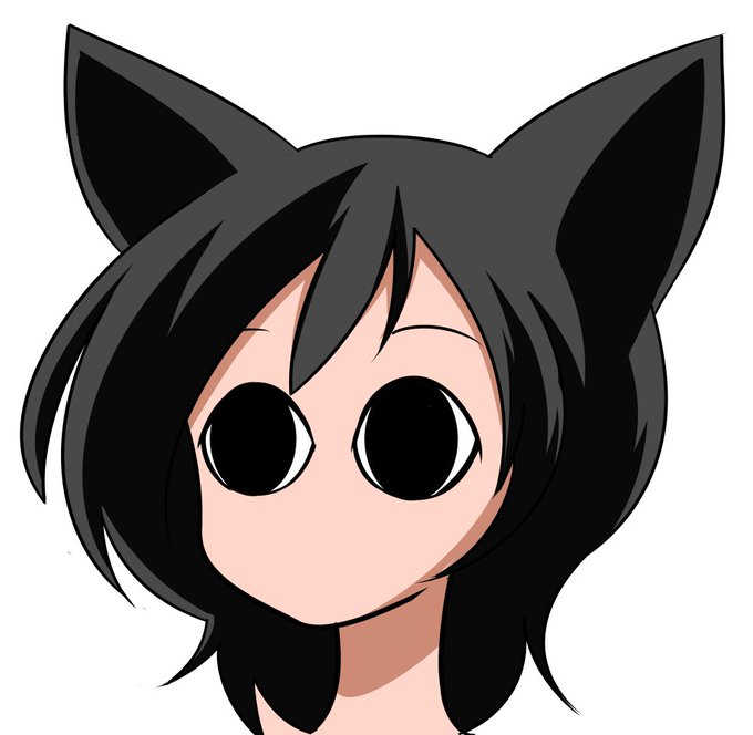 お絵描き交流で描いた猫みーちゃん 