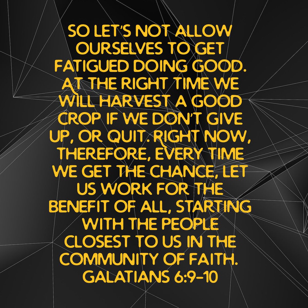 FHSU_FCA's tweet photo. As the fall seasons continue:
“Do not grow weary of doing good even in competition. Trust that God is at work.”
May we be believers with GRIT, persistent for our team and community trusting our God the Father! https://t.co/ld4nC3eSai