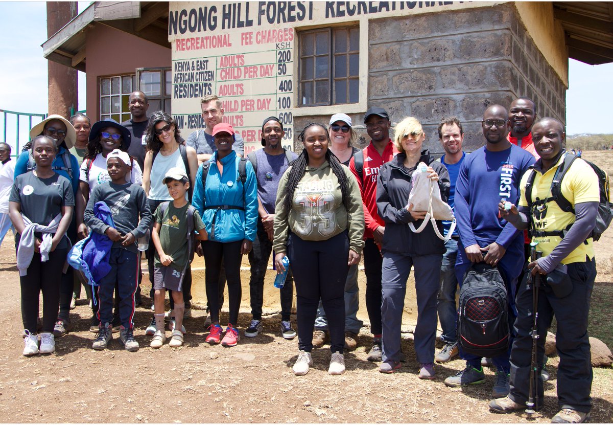WWF_Kenya's tweet photo. A BIG Thank You to the hikers who turned up for our second #PandaTrek! 

Every step you took today in the 8km trek in Ngong Hills counts for nature. 

Your contribution will help reverse nature loss through #KeepKenyaBreathing campaign, an initiative to bring back our green. https://t.co/XLtD4vs8zb