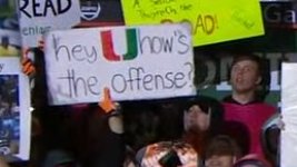 Oregon fans checking in on Mario Cristobal #GameDaySigns