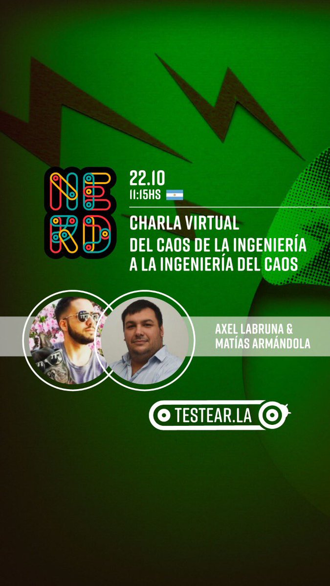 crowdarinfo's tweet photo. 🚨En minutos…
Comienzan las #talks 🎤del track #testearla de @nerdearla 🔥 No te la pierdas por https://t.co/xEKhkq2XkO 📺 #somoscrowdar #testinglovers #testing #testingdesoftware https://t.co/OSJGfm8Ilj