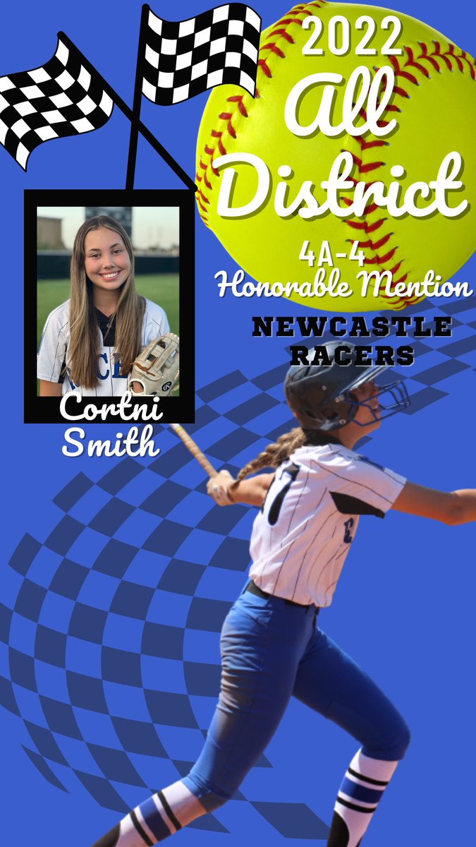 RacerCroz's tweet photo. 🥎🏁💙Congrats to our All District honorees! 💙🏁🥎
💙Aubree Ferguson - Defensive Player of the Year
💙Lily Portillo 
💙Vanessa Portillo 
💙Brooklyn Lyles 
💙Meredith Strange
💙Lexie Lovelace
Honorable Mention:
💙Cortni Smith
💙Addi McCann https://t.co/z6SGKFsMHd