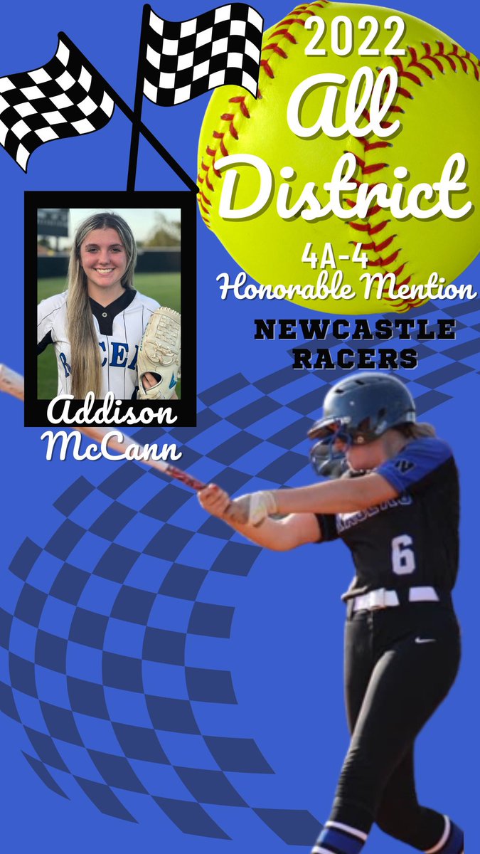 RacerCroz's tweet photo. 🥎🏁💙Congrats to our All District honorees! 💙🏁🥎
💙Aubree Ferguson - Defensive Player of the Year
💙Lily Portillo 
💙Vanessa Portillo 
💙Brooklyn Lyles 
💙Meredith Strange
💙Lexie Lovelace
Honorable Mention:
💙Cortni Smith
💙Addi McCann https://t.co/0uLU716xFF