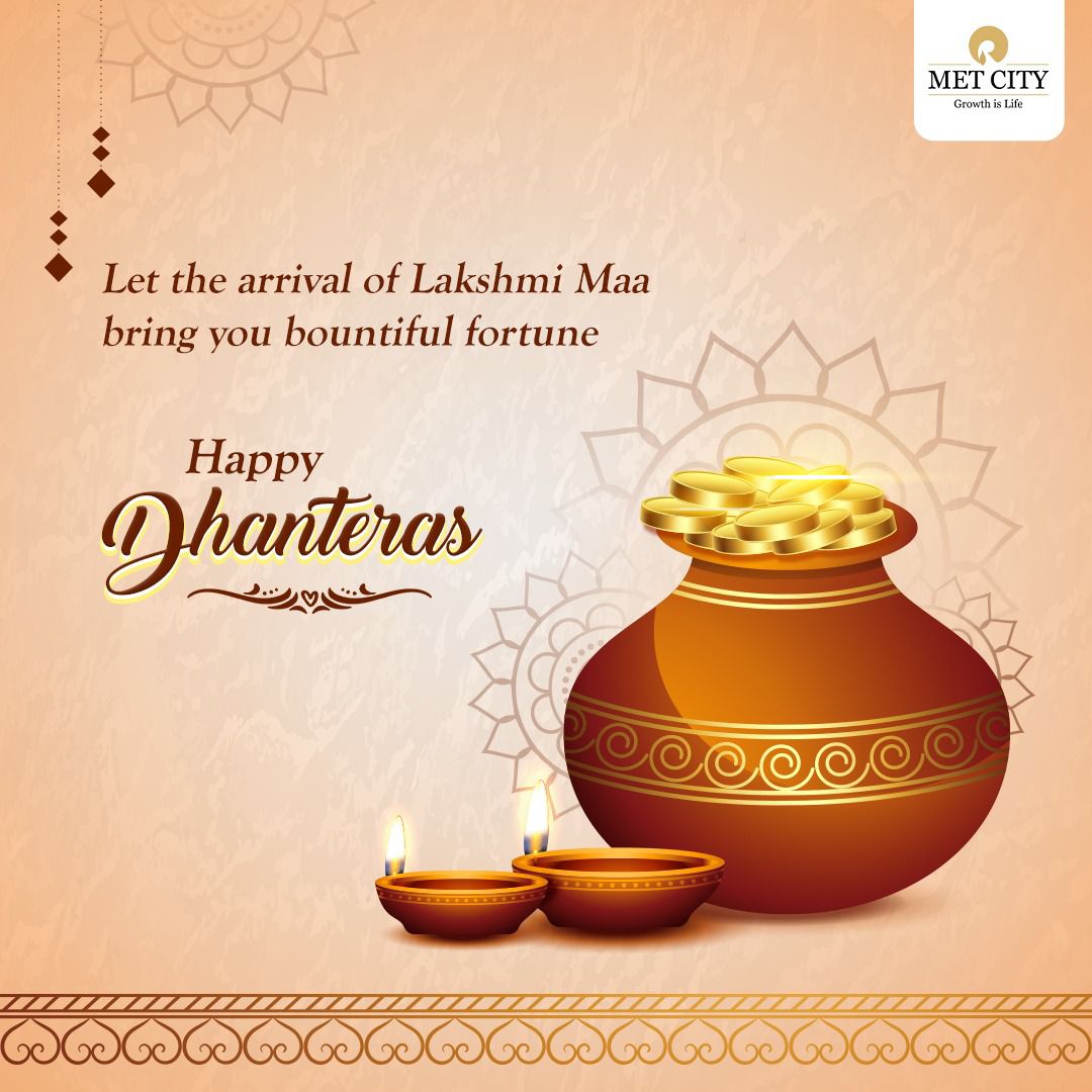 reliancemetcity's tweet photo. May the advent of Maa Lakshmi bless you with opulence and prosperity.

#dhanteras #shubhdhanteras #happydhanteras  #prosperity #opulence #wealth #success #dhanteras2022 #metl  #metcity #metl #relianceindustries https://t.co/kVcimAzQ0k