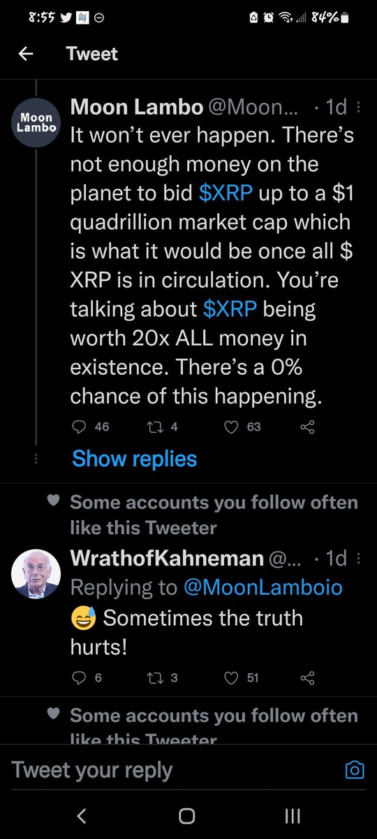 AngieColeman88's tweet photo. This will not age well. A huge reason why I stopped following a lot of YouTubers. If the marketcap argument comes up, you're done in IMO. https://t.co/TKcw3N0Ijp