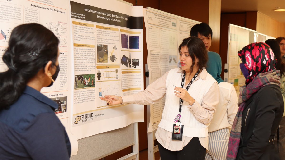 TechPurdue's tweet photo. Students in #PurduePolytechnic presented posters summarizing their 2021-2022 research projects in our Future Work and Learning research impact area. https://t.co/mfpXafna8P
#PurduePolytechnicSpringStories (in case you missed it) @Research_Purdue https://t.co/GHD98qEIxl