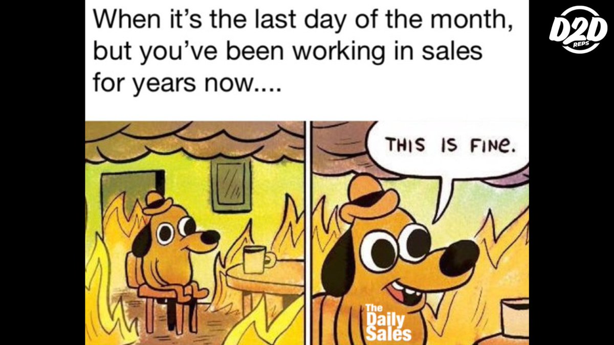 LOL!!! What's the biggest sale you have ever made on the last day of the month?

#d2dreps #salesmemes #salesmeme #salesjokes #salesfunny #salesfun #doortodoorsales #d2dsales #d2dsaleslife #summersaleslife

Find more sales memes at hubs.la/Q01hZLQd0