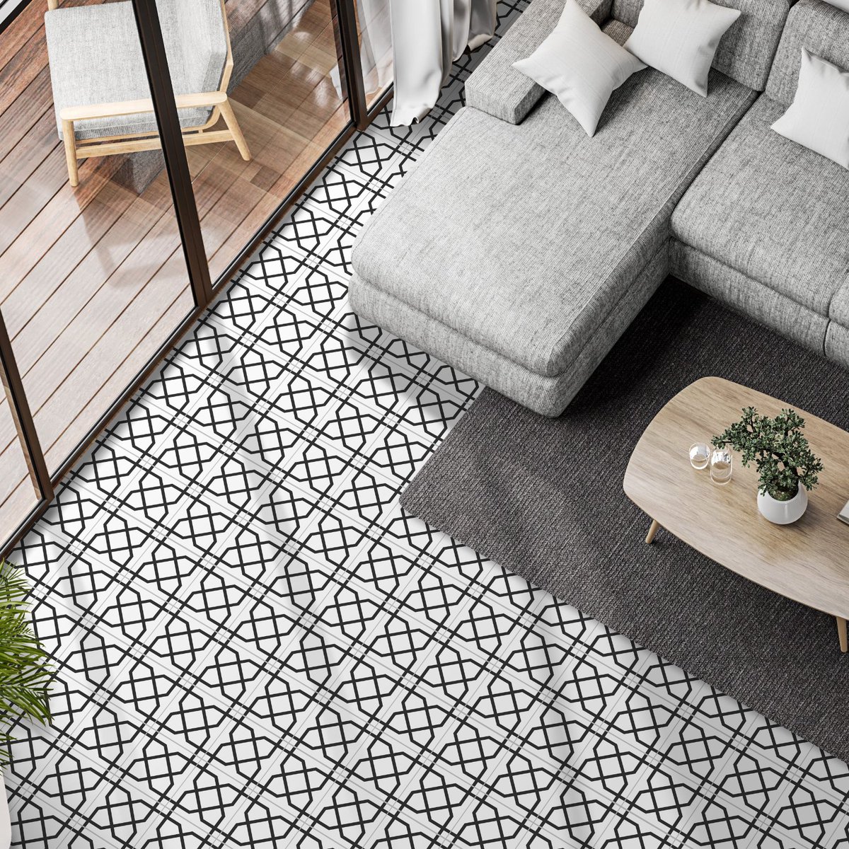 tilesandmosaics's tweet photo. A recent new addition to our website! These luxurious small squares bring you easy-to-live-with elegance and make Clarice Cliffe White décor a timeless choice. Also available in black.

#WhiteTiles #FloorTiles #WhiteFloorTiles #PatternedTiles #PatternedFloorTiles https://t.co/h0UHgTnpWK