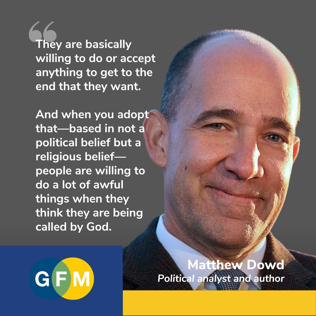 Don't forget to check out this week's episode of Good Faith Weekly! Missy and Mitch explore various religious beliefs underpinning some U.S. political activity and interview Matthew Dowd, author of 'Revelations on the River.' @matthewjdowd