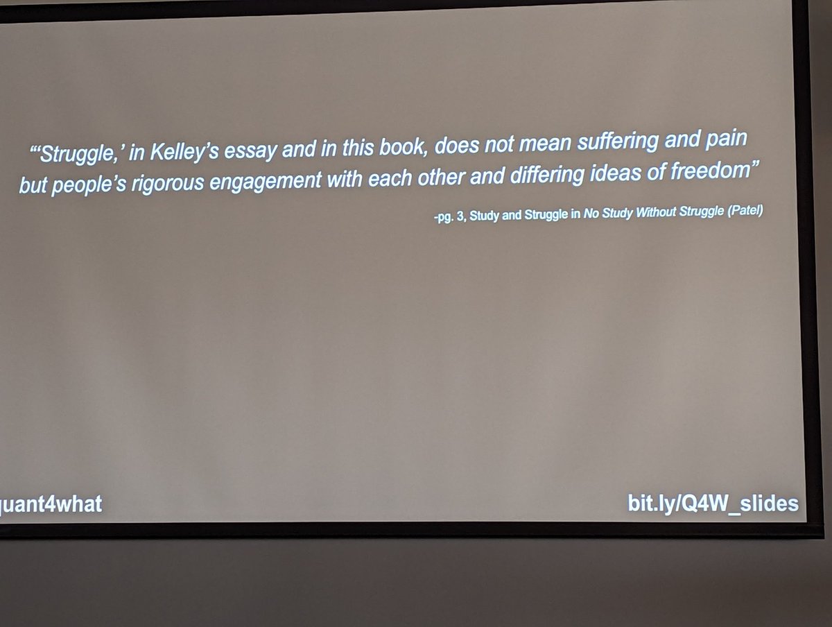 HMccambly's tweet photo. Just @lipatel showing up, again, for us at #quant4what. @c_mackevicius @im_tired_yall it all began with a reading group. https://t.co/Ly0wGcZA0j