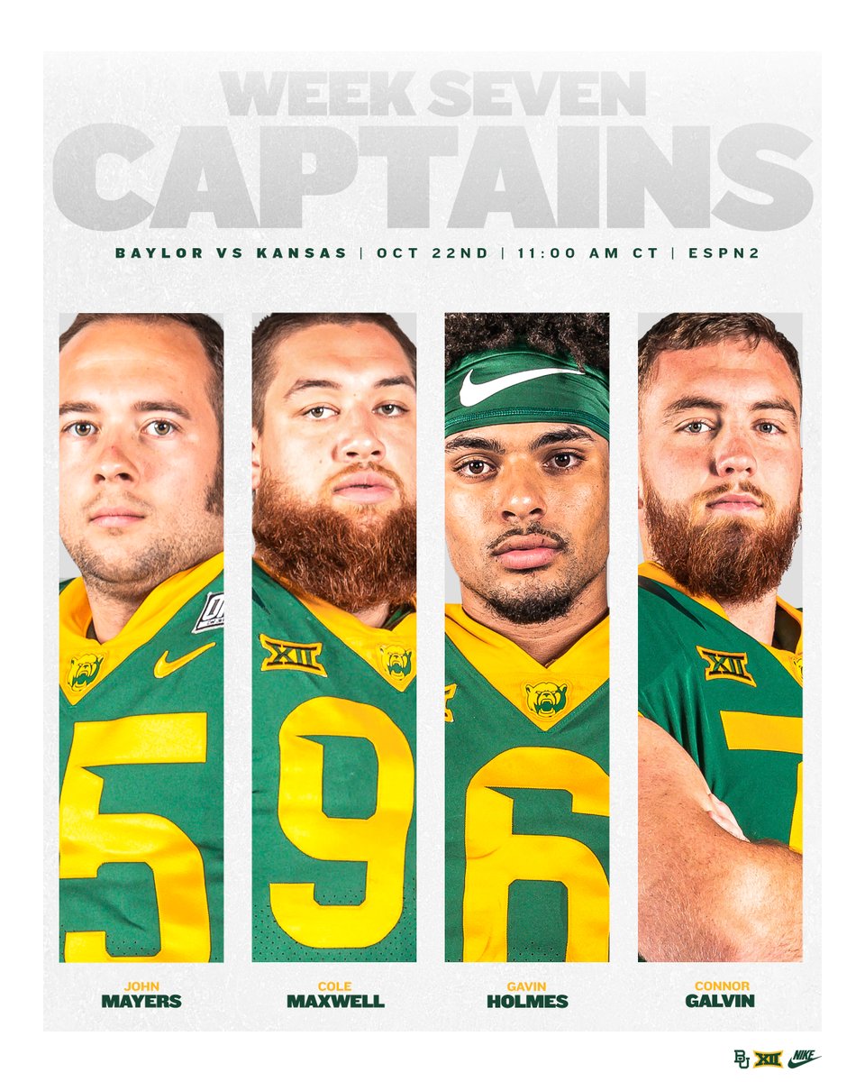 Game 7⃣ Captains

#SicEm | #PersonOverPlayer