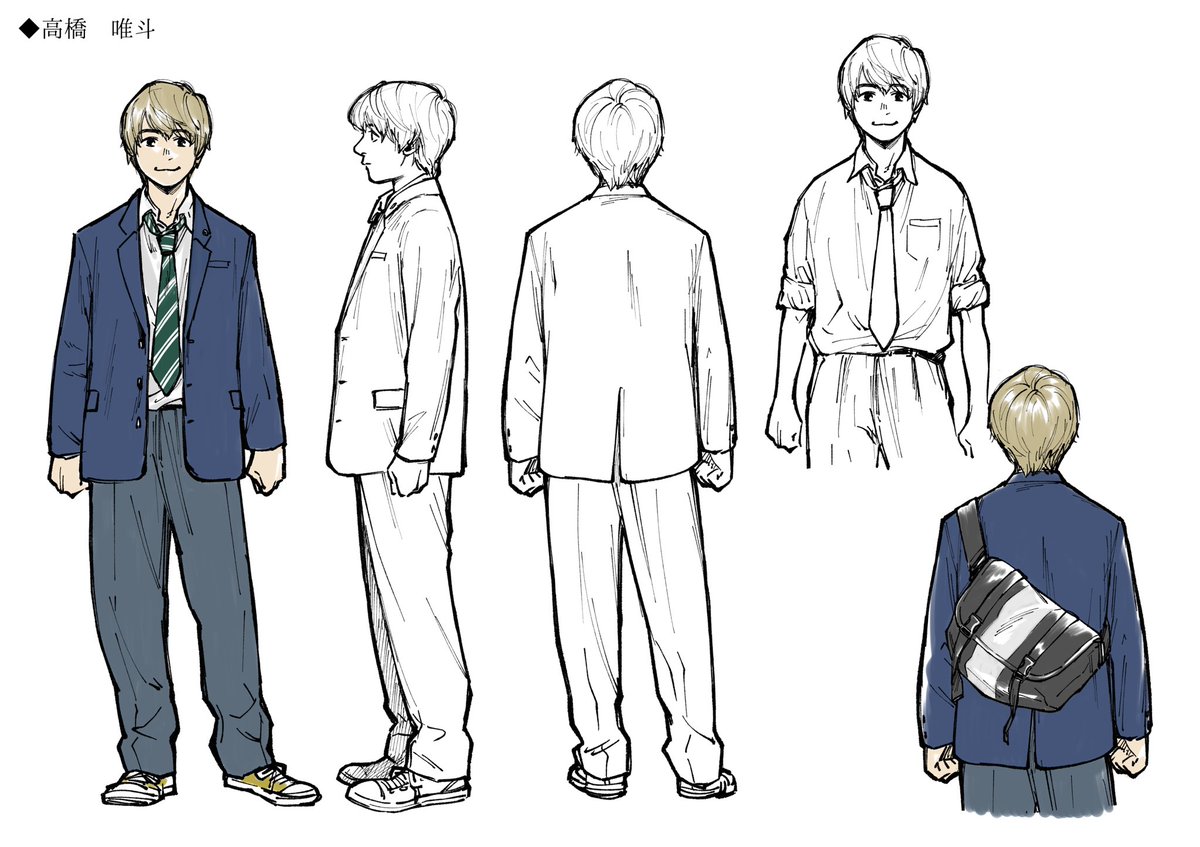 今のところ普段は遥か彼方の銀河系の世界ばかり描いてるので現役高校生たちのデザインさせて頂けるのとても新鮮で楽しいです😳気持ちだけ一緒にぴちぴち若返ってる。
学生の制服は流行と個性でいろんな着こなしがあって面白いよね〜🤔✨