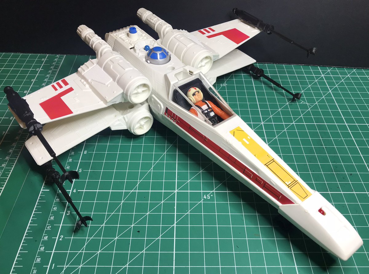 TheNateProject's tweet image. Thank you, @Toy_Polloi 
You’ve given me so much info and confidence over the years to fix my own collections. Here’s my latest. This X-wing is all you!