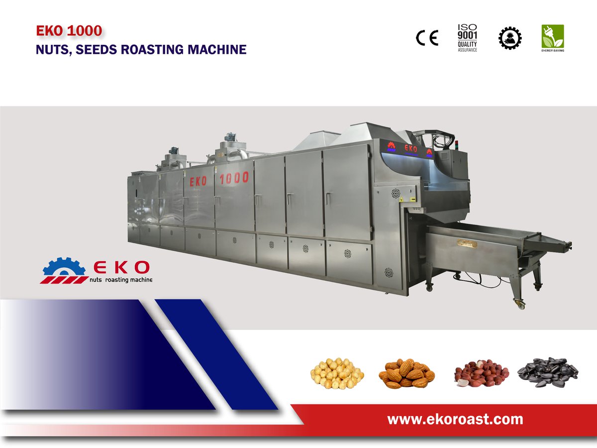 ekoroast's tweet image. Ekoroast Nuts Roasting Machine(EKO 1000)
🌎ekoroast.com
📧sales@ekoroast.com
📲 +(90) 532 723 15 14(English)
📲 +(90) 539 854 50 30 (Russian)
📲 +(90) 539 440 26 96 (Arabic, French)
#Ekoroast #EKO1000 #Nutroasting #Nutroastingmachine #Nutroastingline #Roastingmachine