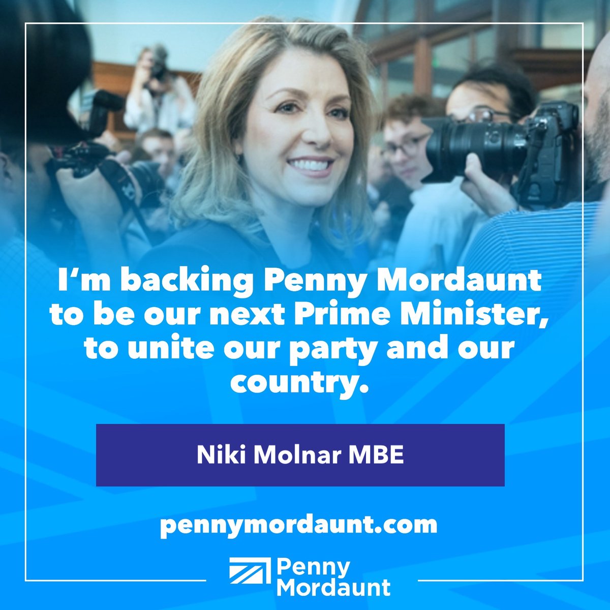 There is only one choice to bring back trust to the Party &amp; Government and who understands the challenges that the British public are facing. <a href="/PennyMordaunt/">Penny Mordaunt</a> #PM4PM