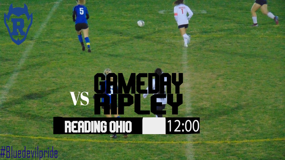⚽️Game day⚽️Game 18
🆚 Ripley
 ⏰12:00
📍 Reading Ohio (Veterans Memorial Stadium)
📊ohsaa.org/tickets
Blue Shirt, Black Shorts, Blue Socks!

#BlueDevilPride