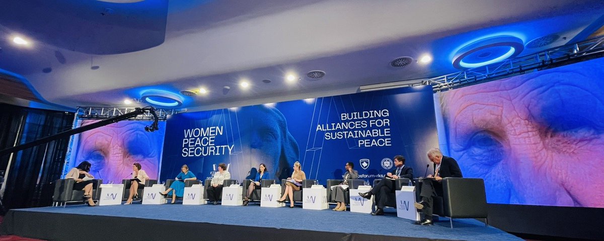 “The #WPS forum is happening during one of Europe's worst humanitarian crisis in decades. Yet again, we see women being the face of this crisis. It’s time to take action and build sustainable peace &amp; prevent conflicts” Jo-Anne Bishop, <a href="/unwomeneca/">UN Women Europe & Central Asia</a> DRD, during today's #WPS forum.
