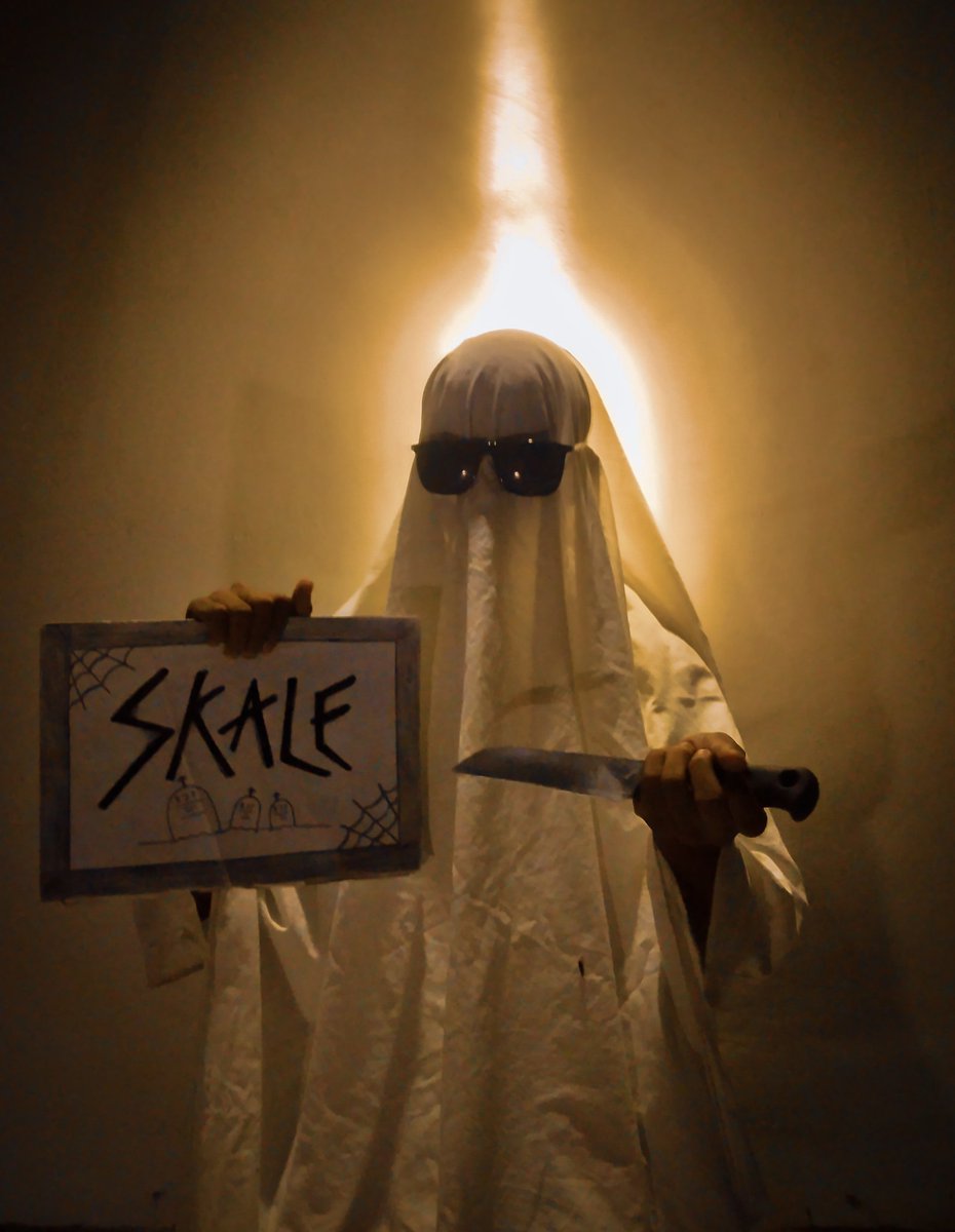 Casubi4's tweet photo. Holaaaa.... happy halloween to everyone 👥❤️

It's my halloween celebration with skale family.. 

@SkaleSri 
#Skale
#SkaleHalloween
#Cryptocurrencies $Skl https://t.co/oqv3EOUBxk