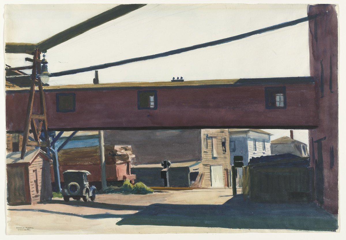 Edward Hopper, Box Factory, Gloucester, (1928) #museumarchive #museumofmodernart moma.org/collection/wor…