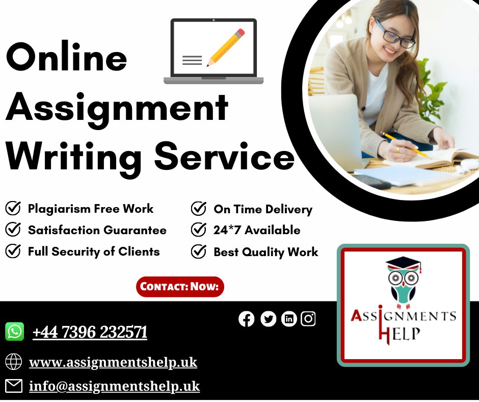 AssignmentsHe59's tweet image. Be confident! Because you choose our Online assignment Writing services.
Order Now!
#onlineexamassignmenthelp #assignmentwritinghelp #wrintingassignmenthelp #assignmentwriting #writingassignment #assignmenthelp #writinghelp #assignments #writing #help #assignmentshelp
