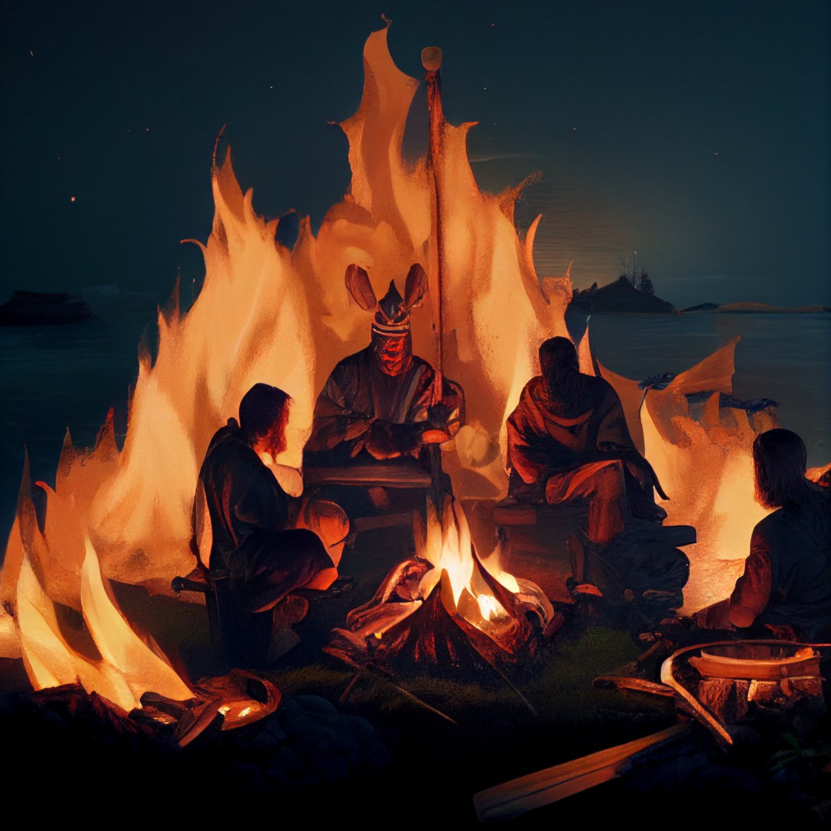 Viking_AI's tweet photo. We will warm together in this fire. https://t.co/cHCgRANLhs