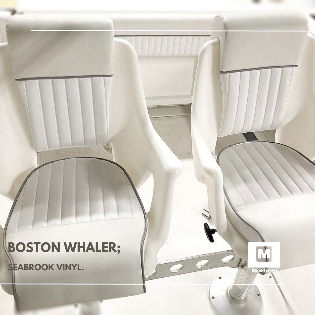 morbern_textile's tweet photo. @Shanediegodesigns loves our attractive & durable #CoatedFabrics - Check out owner Shane’s Boston whaler upholstered in #Morbern Seabrook vinyl. Shane used many different vinyl & says Morbern is his favorite by far!
- https://t.co/Tf8fdRNyhj