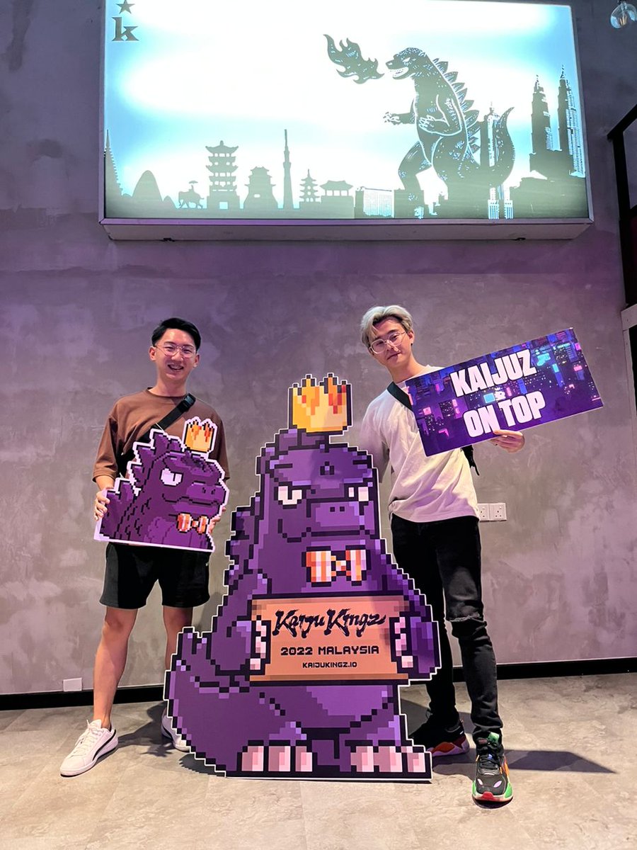 Kingz first anniversary! 🎉🎉🎉
<a href="/KaijuKingz/">KaijuKingz</a> <a href="/KaijuKingzMY/">MY KaijuKingz 🇲🇾👑</a> 
#MYKK #KingzOnTop