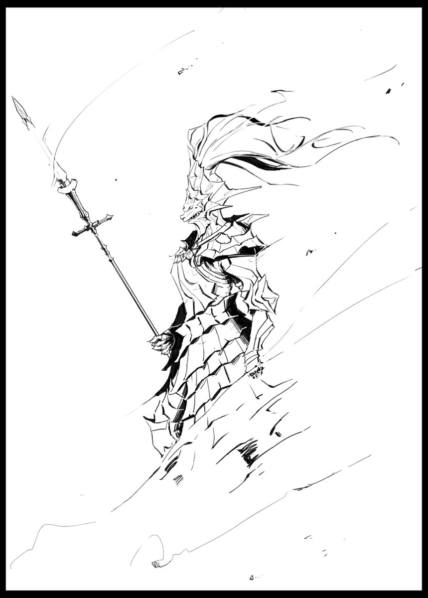 21. Golden--Dragonslayer Ornstein

#SoulsBorneTober  #Soulstober 
