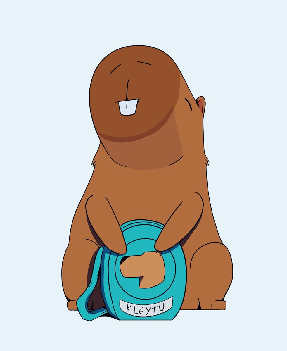 losnakdudu's tweet photo. Kleytu, a capivara🐿️☀️ https://t.co/aABp5ArllU