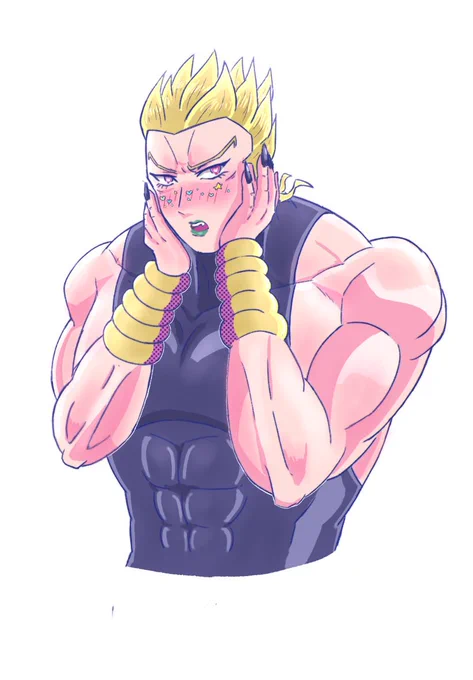 ちなみにきゅうくらりん風ハイ様は一年前にも描いていたので比較ッ!!←1年前  現在→ 