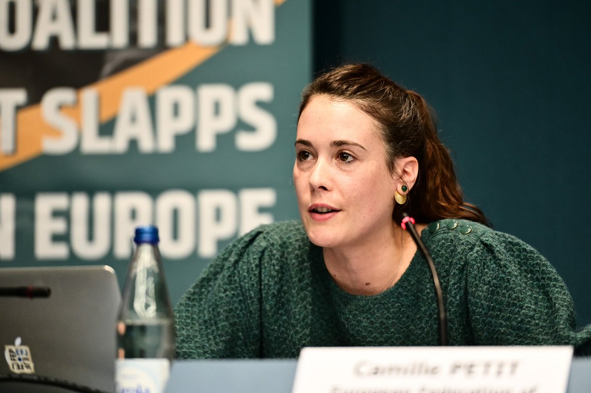 Me saying things like 'solidarity is important' at #AntiSLAPPcon.

Thank you <a href="/AndreasLamm/">Andreas Lamm</a> for the pic 🙏 <a href="/ECPMF/">European Centre for Press and Media Freedom</a> #SLAPPs