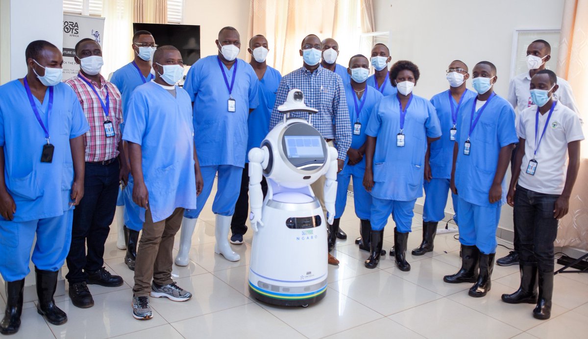 Sharath Srinivasan (@sharath_sri) on Twitter photo How many lives did a robot save fighting #COVID19 in Rwanda? Short answer: ~none. Long answer: that's not the point. A collab bw <a href="/RwandaGov/">Government of Rwanda</a>, @Undp and a Belgian robot firm, it's one example of rampant techno-opportunism across #Africa during the pandemic, with worrying effects... How many lives did a robot save fighting #COVID19 in Rwanda? Short answer: ~none. Long answer: that's not the point. A collab bw <a href="/RwandaGov/">Government of Rwanda</a>, @Undp and a Belgian robot firm, it's one example of rampant techno-opportunism across #Africa during the pandemic, with worrying effects...