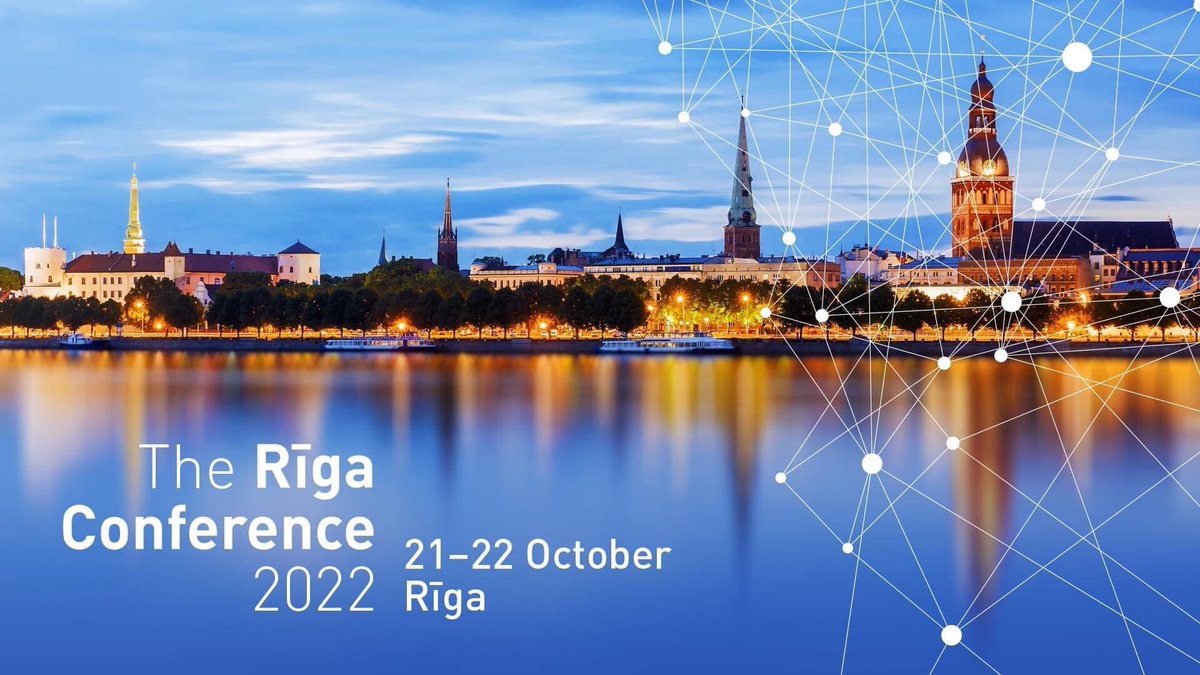 🔴 Live at 18.00 #RigaConf2022 concluding remarks by 🇱🇻 Minister of Foreign Affairs @edgarsrinkevics. 🎥  Follow live broadcast at @Latvian_MFA Facebook page.