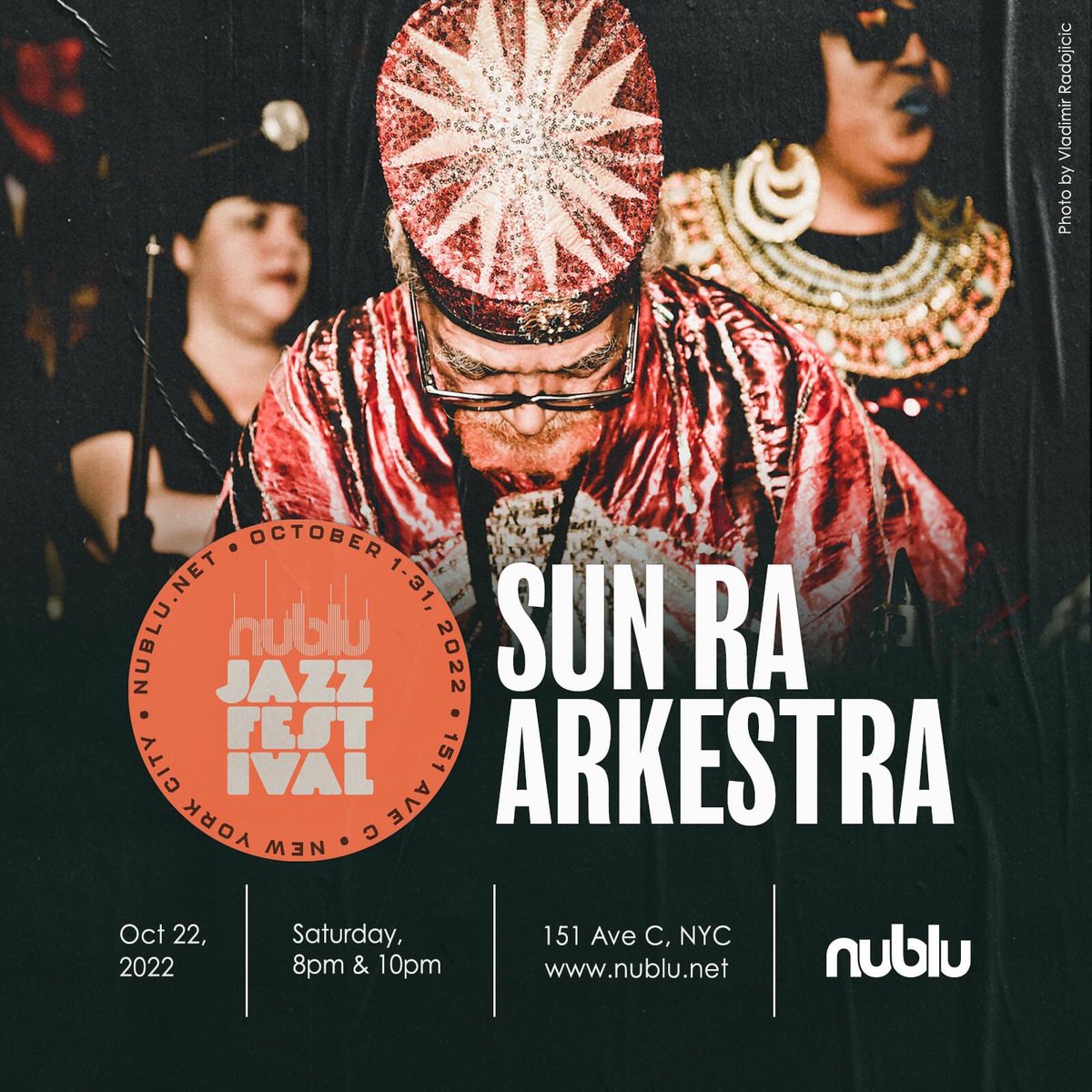 Sun Ra Arkestra under the direction of Marshall Allen - @nublu Jazz Festival Oct 22 2022 East Village NYC New York.