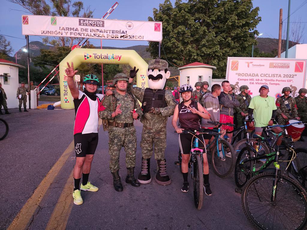 inforadio mexico on Twitter "48 Zona Militar SEDENAmx RODADA CICLISTA