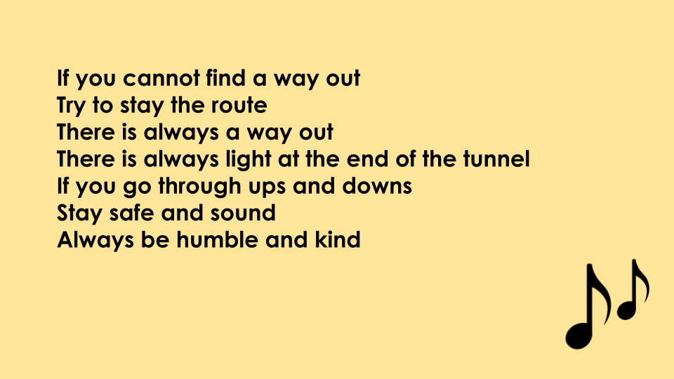 Here is one more additional verse to the song Humble and Kind by another creative writer in Ukraine.❤️My students amaze me every day. #ELPrograms #ELVirtualEducator