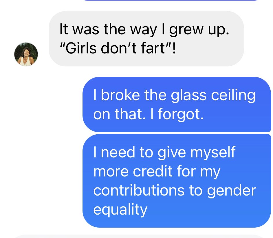 magnetsbyjen's tweet photo. @WIBeetle I love my morning conversations with you! #BreakingGlass #BreakingAss #Fart #GenderEquality #Gas #WomenSupportingWomen https://t.co/uf5V0hH2OL
