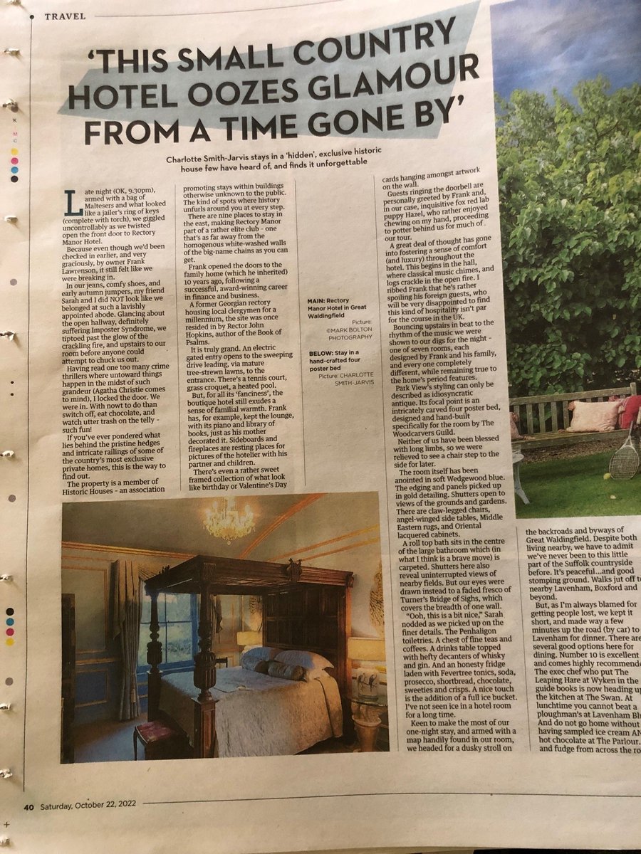 Beautifully worded two-page spread in the EADT this weekend. The article was written by Charlotte Smith-Jarvis. Many thanks for your kind words!
#charlottesmithjarvis #EADTtravel #EADT