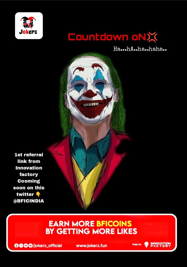 #BFICoin 🪙🪙
#Jokerz    🃏🃏

@BFICINDIA @BFICacademy <a href="/BficNetwork/">BFIC 🏅</a> <a href="/BfiCoin/">Crypto believer</a> <a href="/BFIC_Community/">BFICOIN Community</a> <a href="/TeamBFIC/">Omar Khan OK</a>