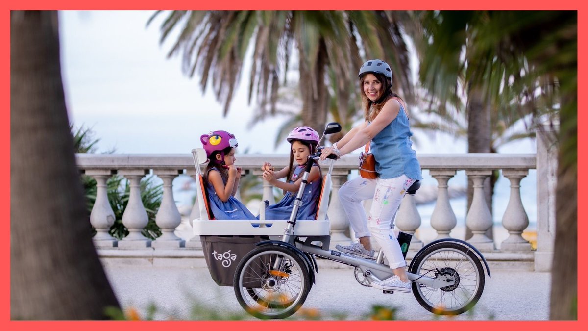 Quel senso di libertà e di felicità che solo la bicicletta può darti.                                                       La bicicletta è uno stile di vita, libero e divertente. #genitoriefigli #bicipieghevole #bicielettrica #tagabike #cargobike #donnobikes #igogreen