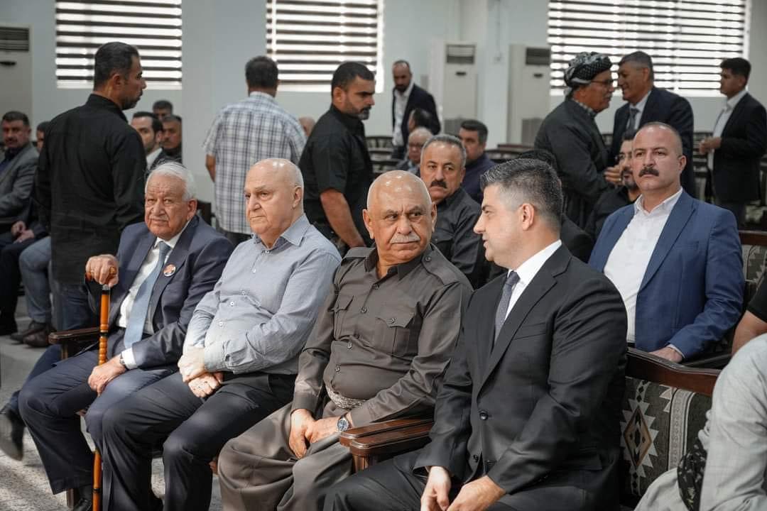 VisionMPress's tweet photo. دوای ڕوداوەکانی هەشتی تەمموز بۆ یەکەمجار لاهور شێخ جەنگی و جەعفەر شێخ مستەفا پێکەوە دەرکەوتنەوە https://t.co/R8UaPOGx9q