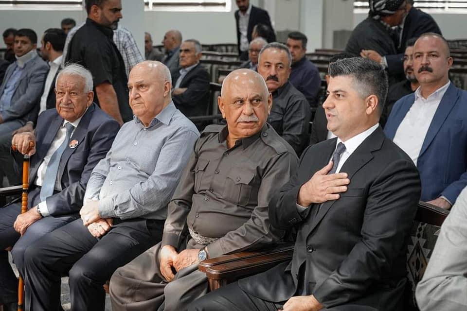 VisionMPress's tweet photo. دوای ڕوداوەکانی هەشتی تەمموز بۆ یەکەمجار لاهور شێخ جەنگی و جەعفەر شێخ مستەفا پێکەوە دەرکەوتنەوە https://t.co/R8UaPOGx9q