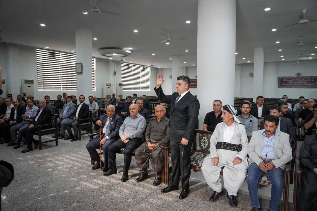 VisionMPress's tweet photo. دوای ڕوداوەکانی هەشتی تەمموز بۆ یەکەمجار لاهور شێخ جەنگی و جەعفەر شێخ مستەفا پێکەوە دەرکەوتنەوە https://t.co/R8UaPOGx9q