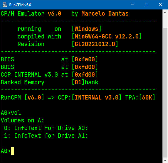 guidol70's tweet photo. #RunCPM for #Windows 10 running inside a #puTTY-Session on a local #OpenSSH-Server.
No need anymore for #ANSIcon #CMDer #ConEmu
and you have the fine puTTY-ANSI-Terminal.
Also does working with the puTTY-fork named #kiTTY
https://t.co/Z9UhIRPVPx https://t.co/lyFGvfAG8R