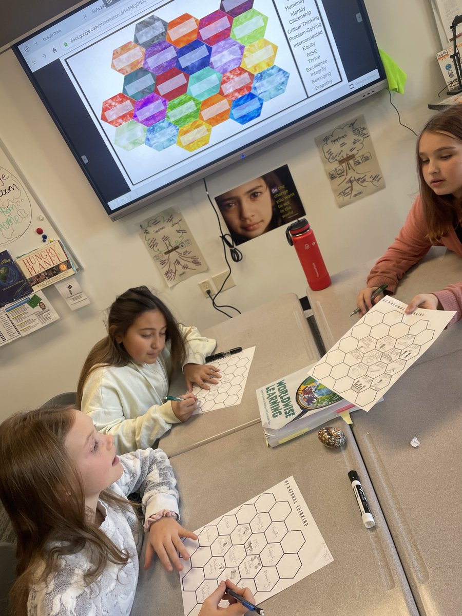 JuliaFliss's tweet photo. A4: Shouting out @carlamarschall & @TeachGlobalEd! #WorldwiseLearning promotes a "pedagogy of people, planet and prosperity" with student VOICE, CHOICE & ACTION at the center! #CrazyPLN #Head #Heart #Hands https://t.co/IegOg7iYUL