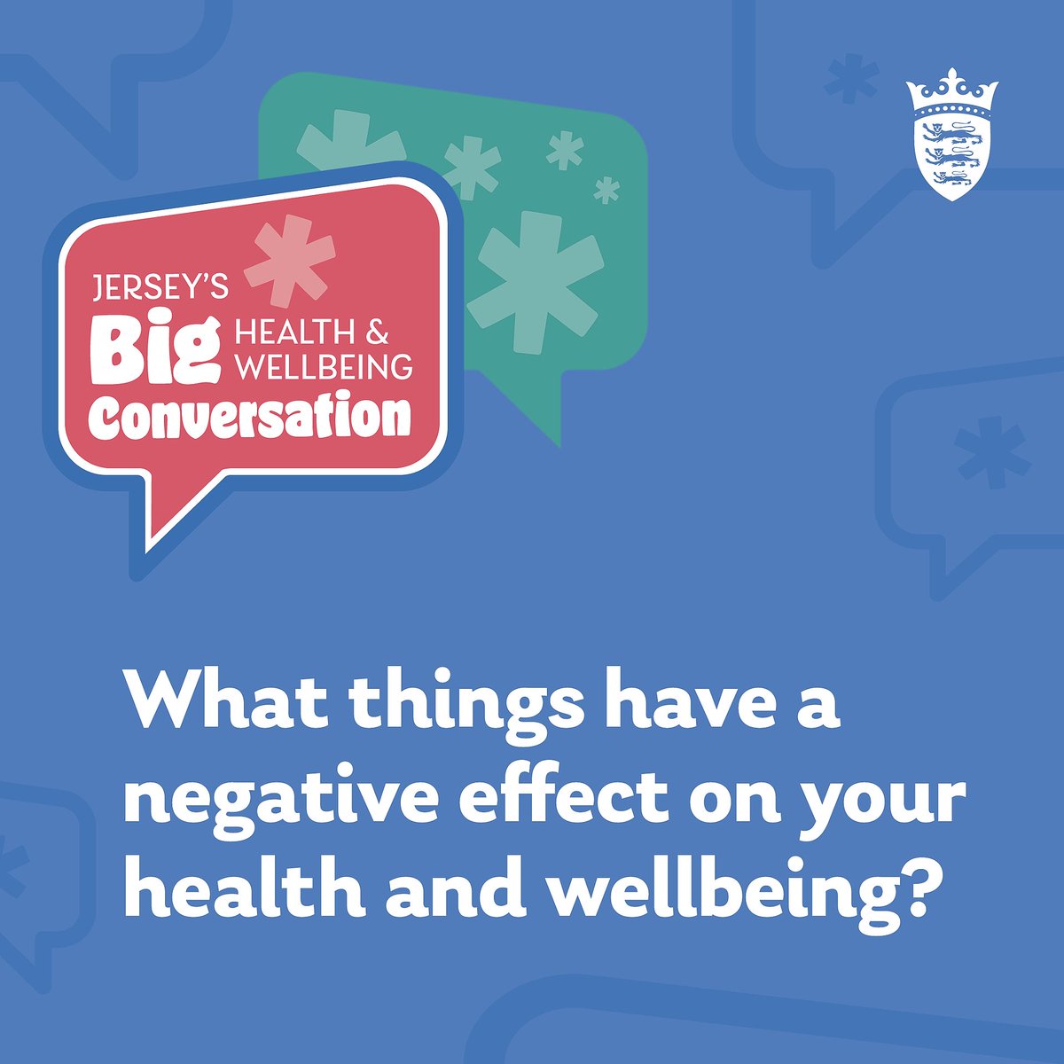 We want to help protect and improve your mental health and wellbeing. Give your views at gov.je/healthconversa… to help inform decisions on the Public Health Strategy for the Island and identify areas that matter most to you.