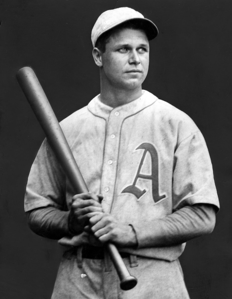 Jimmie Foxx was born #OTD in 1907. During his 20-year career, he was named American League MVP three times, earned nine All-Star Game selections and won the 1933 AL Triple Crown. 📷 Charles Conlon
